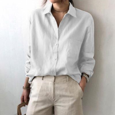 China Hot Selling High Quality Women's Slim Shirt Anti-Shrink Button Long Sheath Floral Transparent Women's Casual Shirt for sale