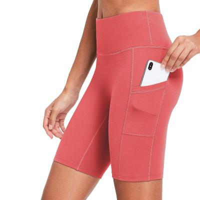 China New arrival 2023 new style pants breathable with high waist and thin skinny pants with lifting running cycling yo feeling bare hip fitness for sale