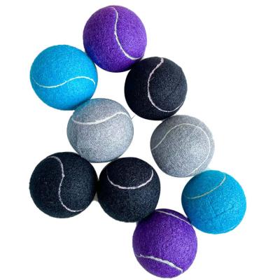 China Viable 5-6.5cm Elasticity Bite Resistance And Hit Resistance Tennis Pet Dog Walking Toy Gnawing Molar Ball Dog Training Tennis for sale