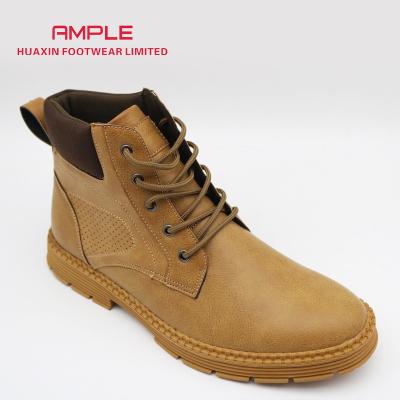 China Around the new upcoming 2022 fashion Autumn Winter Men Boots leather lace-up outdoor boot for sale