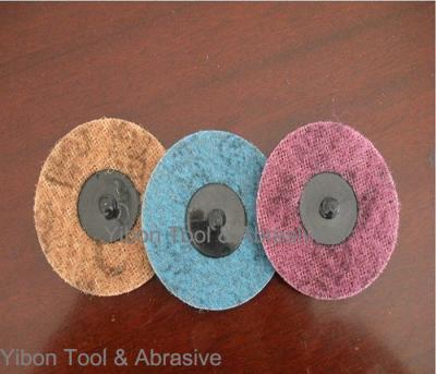 China 3inch 3M Polishing Nylon Abrasive Non Woven quick change Disc for sale