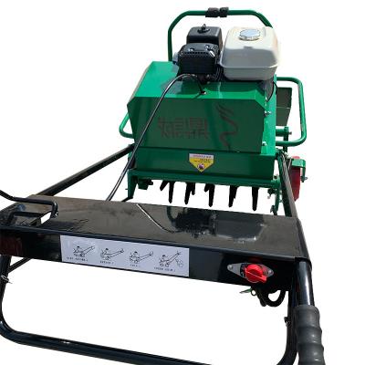 China Farms Planting Lawn Maintenance Puncher Hand Push Lawn Punch Grass Root Breathing Ventilation Nailing Machine for sale