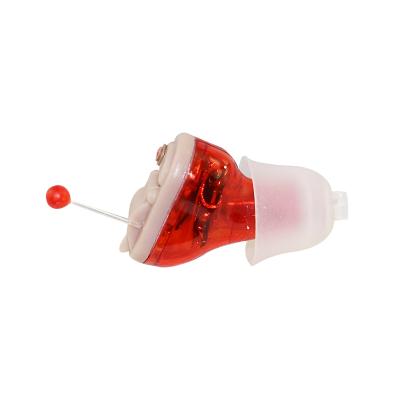 China Wholesale China Cheap CIC Hearing Aid Mini Cic Invisible Red /Blue In Cannel Hearing Aid for sale