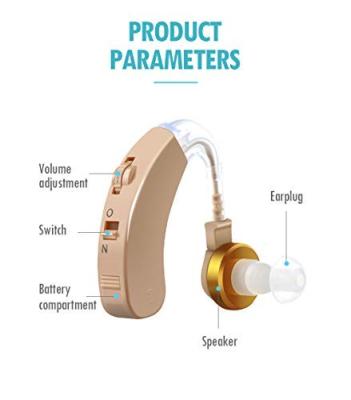 China Ear Amplifier Digital Earing Sound Amplifier Eases Sonic Smart Behind The Ear Hearing Aid Impaired Hearing Loss/ABS Deaf/Older CHENCHEN for sale