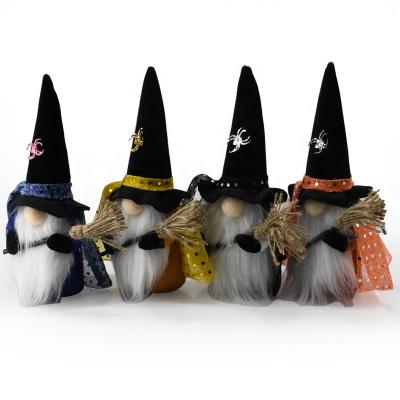 China Mini Cute Swedish Handmade Stuffed Mini Halloween 4pcs Gnomes Plush Doll Set for Christmas Home Decoration for sale