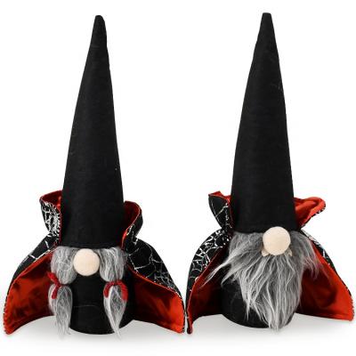 China Handmade Handmade Scandinavian Halloween Gnomes Ornaments Scary Halloween Decoration Set for sale