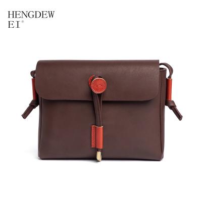 China Hengdewei Daily Used Original Women's Leather Backpack Color Retro Color Retro Large Capacity Rubbing Cowhide Bag Manufacturers Direct Sales for sale