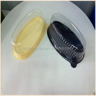 China Disposable Plastic Sushi Container Sushi Tray Sushi Box for sale