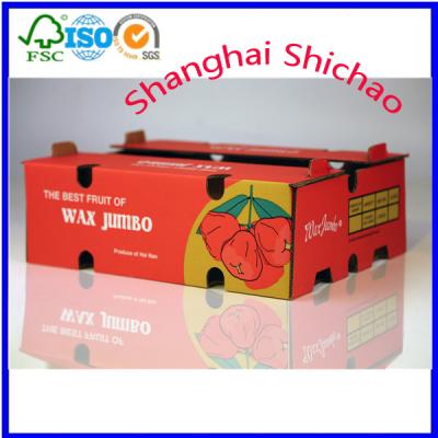 China Recycled Materials Corrugated Cardboard Box For Fresh Fruit And Vegetable Packaging for sale