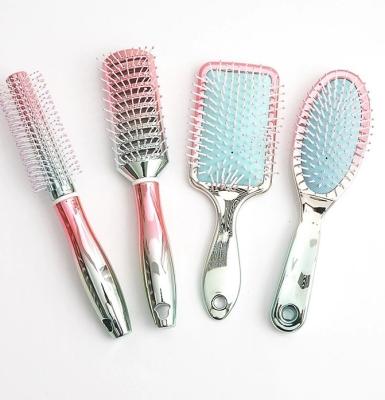 China PVC Women Hair Scalp Massage Comb Hair Brush Nylon Hair Brush For Salon Hair Styling Tools for sale