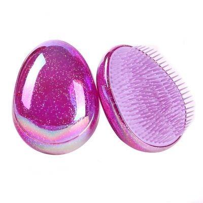 China Good Quality PVC Hair Brush Comb Styling Tools Shimmer Cute Massage Combs For Salon for sale