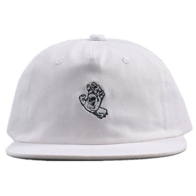 China Custom Embroidery 5 Panel Embroidery 100% Cotton Unstructured Dad Hat Snapback Hat Wholesale 100% Unstructured for sale