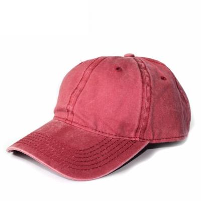 China Wholesale Custom Plain Denim Plain White 100% Cotton Twill Unstructured Baseball Cap for sale