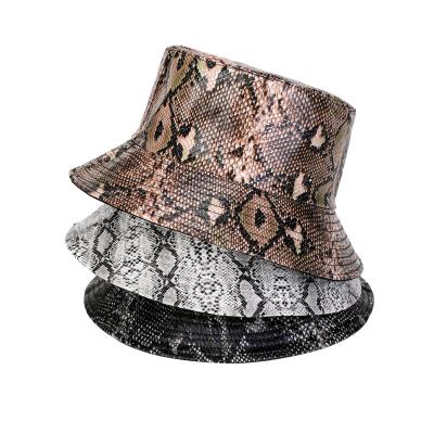 China Wholesale Custom Plain Image Embroidery Logo Waterproof Bucket Hat Leather Bucket Hat for sale