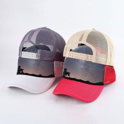 China JOINT hot sales printed to mesh trucker hats and hats 5 panel foam and mesh trucker hat for sale