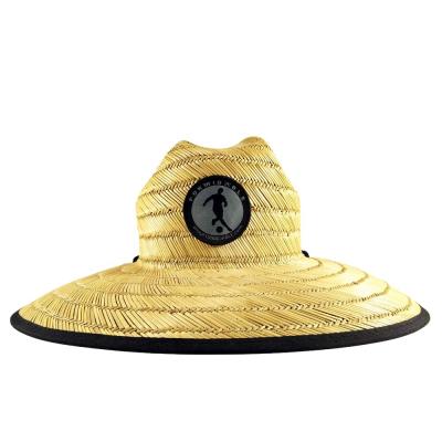 China Custom Made Striped Fedora Sombrero Boater Men Straw Hat Wholesale for sale