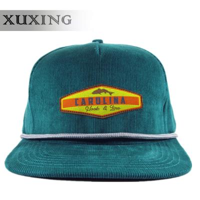 China JOINT High Quality Customized Corduroy Patch Embroidery Snapback Hats for sale