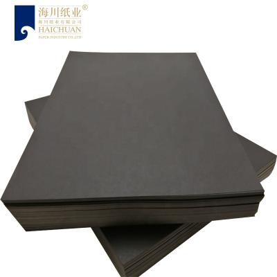 China Virgin Slot 50*70CM Free Strong Tensile Solid Black Cardboard for sale