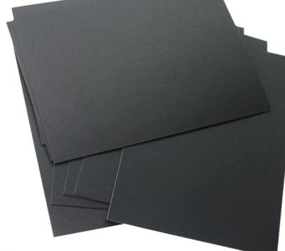 China Purchase 230g factory supply anti-curl solid black paper for sale