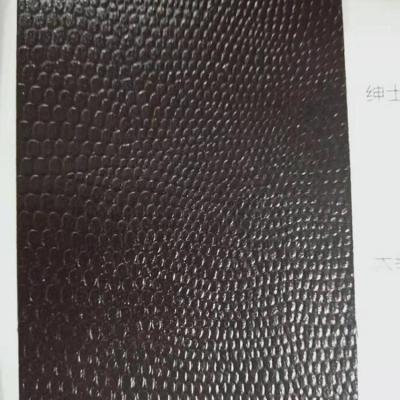 China Embossed Anti-Curves Leather Grain Board Paper for sale