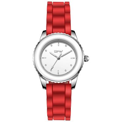 China Fashion Women Quartz Watch Lady Silicone Band Watch Waterproof Wristwatches for sale