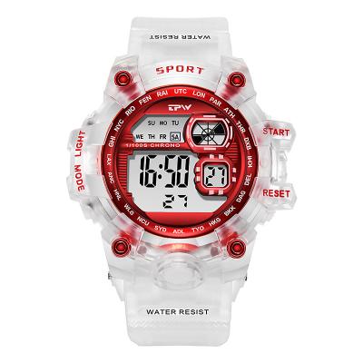 China Alarm Fashion Sportwatch Men Digital Relojes Kids LED Watches for sale