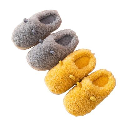 China Flat boys and girls autumn and winter children's household cute indoor home cotton warm slippers for sale