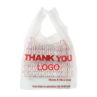 China BIODEGRADABLE Your Logo T-shirt Factory Price Plastic Bags Cheap Shopping Bag Biodegradable For Sale for sale