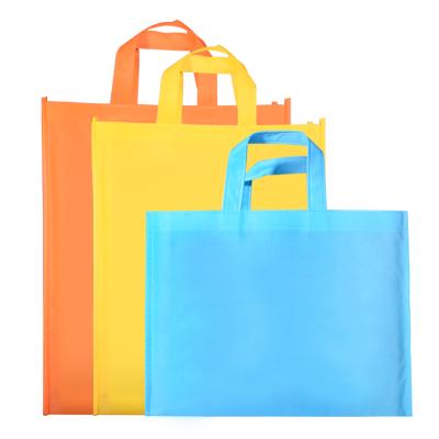 China Wholesale Portable Reusable Reusable Logo Nonwoven Fabric Shopping Bags Eco Friendly Custom Nonwoven Bags With Logo for sale