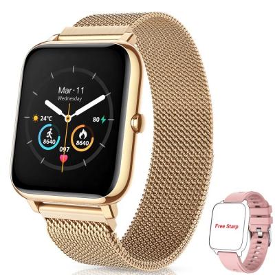 China Hot Selling Full Touch Screen Smartwatch P22 Touch Screen BT Calls Heart Rate Monitor Smartwatch For Android IOS for sale