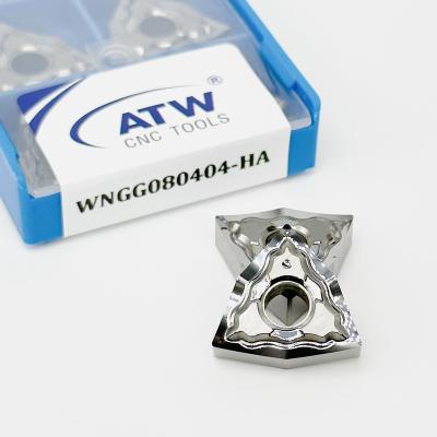 China Carbide Inserts for High Performance Aluminum High Quality Tungsten Carbide Inserts WNGG080404 for Use CNC Tools Aluminum OEM ODM for sale