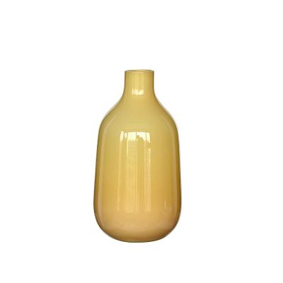 China 2021 traditional milky colored glass vase for sale