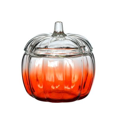 China Art Decor Hot Selling Pumpkin Candy Jar Storage Jar for sale