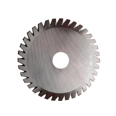 China Hot Selling CTT Disk Maine Shredder Hss Circular Blade Metal Rubber Cutting Circular Saw Blade for sale