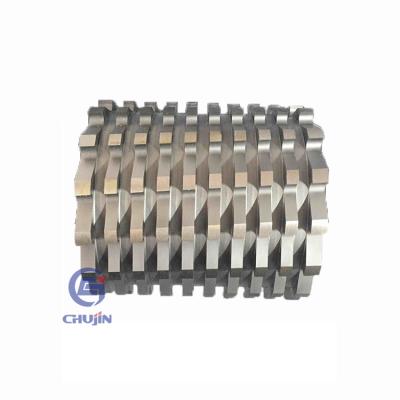 China Factory direct sales of plastic and rubber alloy shredder roller stainless steel hob knife shredder roller knife for sale