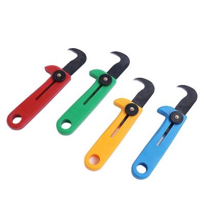 China Cutting Box Cutter Colorful Utility Knife With Custom Blister Card Packaging for sale