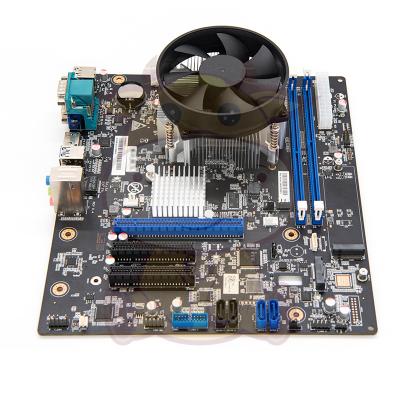 China Desktop Home Motherboard +CPU (Loongson 3A5000/Loongson 7A1000 Display /2*DDR4 Memory TIMCREATE L5A1 Desktop Computer Single Slot) for sale