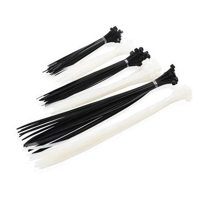 China Flame Resistance Electrical Plastic Tie Wraps , Black Uv Protected Zip Ties for sale