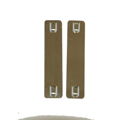 China Engraved Stainless Steel Marker Plates Cable Tie Accessories Oxidation Resistance for sale