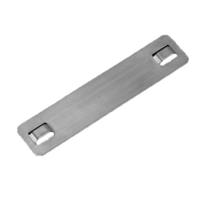 China Professional Stainless Steel Name Plate , 9.5x89 X 0.4MM Stainless Steel Cable Tags for sale