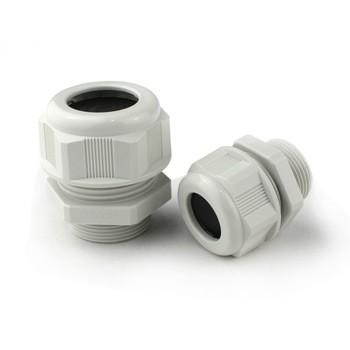 China Grey Watertight Cable Gland , IP68 Electrical Cable Gland Heat Resistance for sale