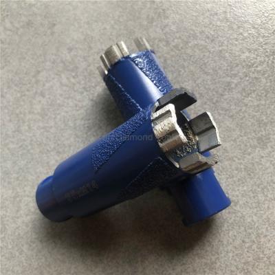 China Diameter 1 3/8 Inch Dry Use Diamond Core Drill Bit For Drilling Granite Quartz for sale