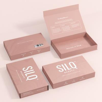 China Recyclable Packaging Sleep Mask Cardboard Box Small Silk Sleep Mask Magnetic Gift Box for sale