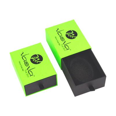 China Luxury Elegant Recyclable Valentines Day Matchbox Style Small Soap Bar Packaging Box For Homemade Soap for sale