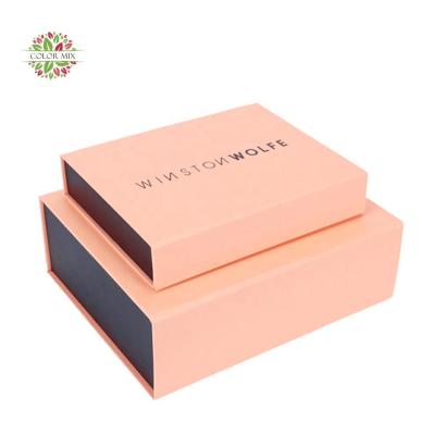 China Large Recyclable Collapsible Magnet Custom Logo Clothes Bikini Luxury Clothing Packaging Box For Clothes for sale