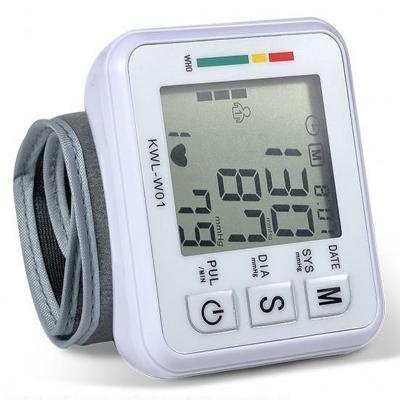 China blood pressure & Heart Rate Measuring Digital LCD Display Wrist Blood Pressure Monitor Heartbeat Rate Pulse Blood Pressure Meter for sale