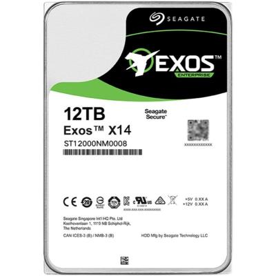 China New Seagate 12TB 7.2K 3.5 HDD Exos X14 7200 RPM 512e/4Kn SATA 6Gb/s Original Hdd Cache 3.5-Inch ST12000NM0008 Enterprise HDD for sale