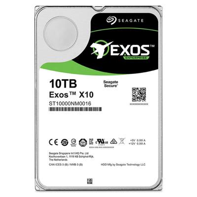 China Original Hdd Cache 3.5-Inch Bulk Hard Disk Drive ST10000NM0016 New Seagate 10TB HDD Exos X10 7200RPM 512e/4Kn SATA 6Gb/s For Server for sale