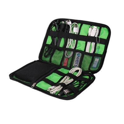 China Multifunctional Folding Travel Storage Bag Cables Organizer Bag Travel Hard Drive U Disk Finishing Bag Headphones Storage Box for sale