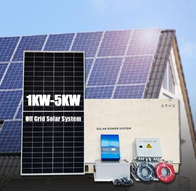 China Home Houses Off Grid 1KW 2KW 4KW 3KW 5KW Manufacturer Solar Panel System for sale